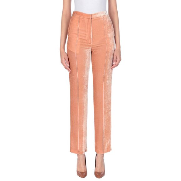 Golden Goose Deluxe Vanda Varsity Cool Pink Velvet Lounge Casual Pants M NEW - Picture 1 of 8